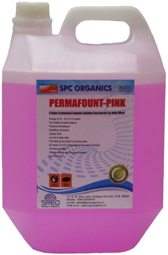 Permafount Pink Fountain Solution For Offset Printing