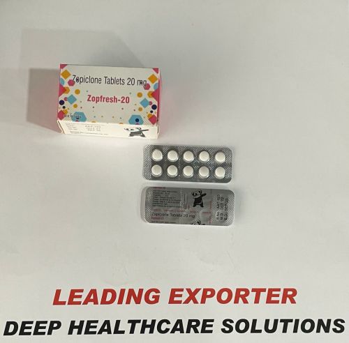 Zopiclone 20 Mg Tablets, For Clinical, Personal, Purity : 99%