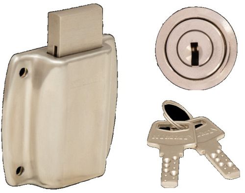 Metal Cupboard Lock, Color : Silver