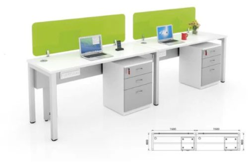 Aluminium Linear Office Workstation