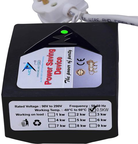 7 Kw Power Saving Device, Color : Black