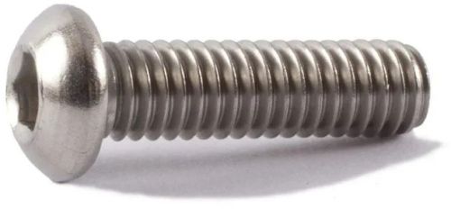 Stainless Steel Button Head Cap Screws, Color : Silver