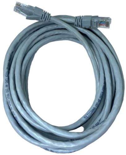 White Ethernet Patch Cord Cat6e, Rj45 LAN Cable 2.5 Meters (8.2 Feet)