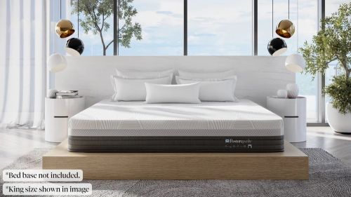 Sealy Hybrid Memory Mattress, Color : White