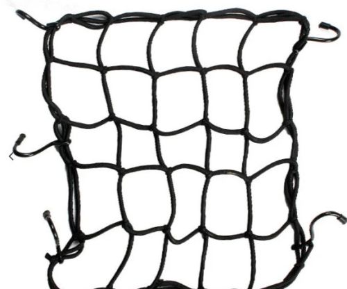Elastic Fabric Bungee Cargo Net Black