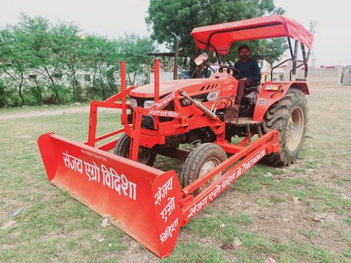 Mild Steel Vst Zettor Tractor Front Dozer, Color : Deep Orangr