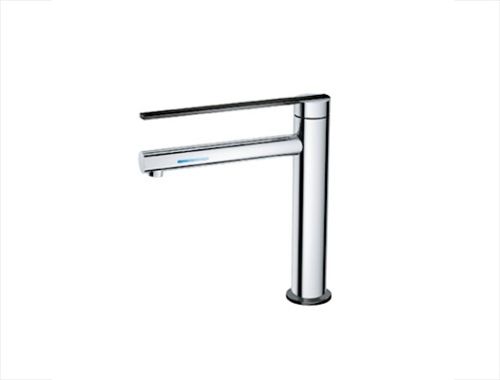 Single Lever Tall Basin Mixer With LED Temprature Sense
