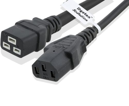 Dyeton C19 Server Desktop Power Cord, Conductor Material : Copper