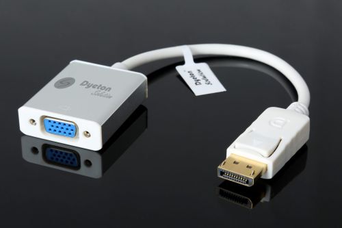 Metal Dyeton Display Port To VGA Converter