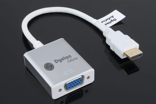 Metal Dyeton HDMI to VGA Gold Converter