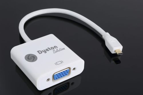 ABS Micro HDMI To VGA Converter