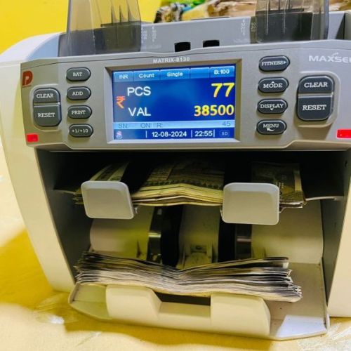 Automatic Electric Maxsell Note Sorting Machine, Voltage : 220V