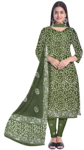 Printed Women Handcrafted Batik Cotton Kurti, Color : Multicolor