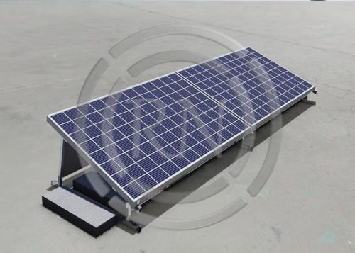 Flat roof system solar panel