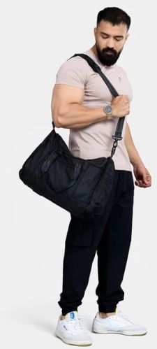 Fuaark Polyester Classic Duffel Bag, Color : Black