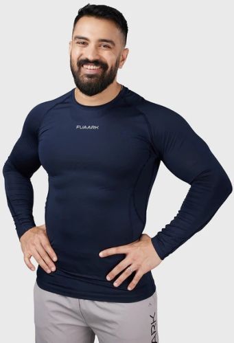 Navy Compression 2.0 Mens Full Sleeves T-shirt