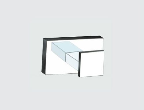 Kriztle Square Stainless Steel Robe Hook, Color : Silver