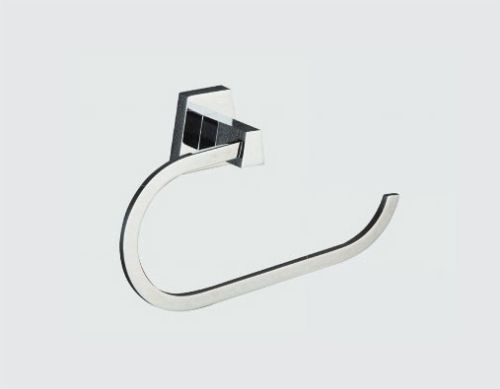 Polished Stainless Steel Palm Oval Towel Ring, Color : Silver