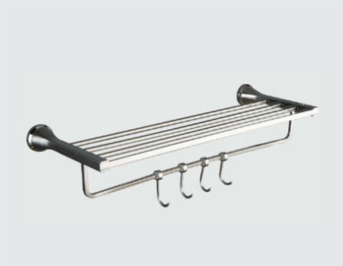 Stainless Steel Towel Rack, Color : Silver