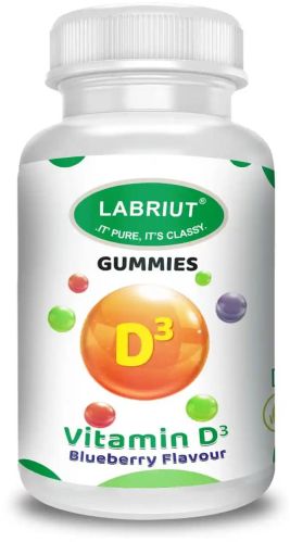 Vitamin D3 Gummies for Immune System, Mood Elevation