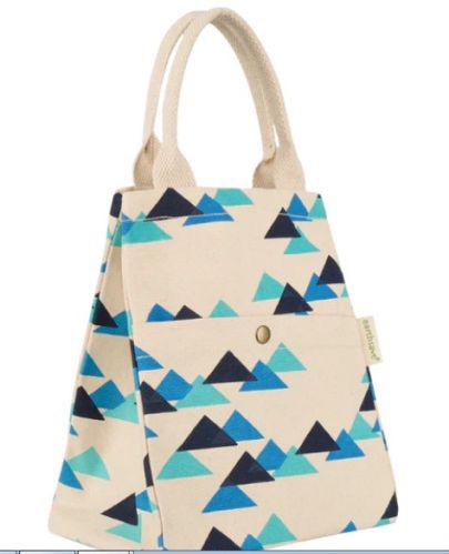 Organic Cotton Drawstring Lunch Bag - Triangle