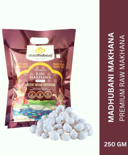 Brown Madhubani Premium Raw Plain Phool Makhana