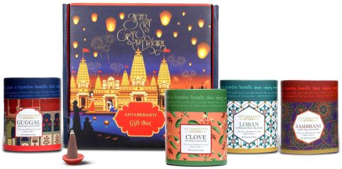 Sacred Life Awadh Aroma Gift Box | Premium Dry Dhoop Incense