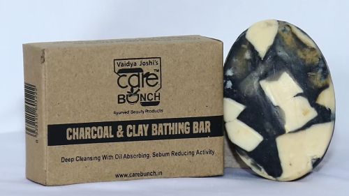 Handmade Charcoal and Clay Bathing Bar
