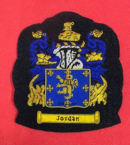 Silk Family Crest Blazer Badge