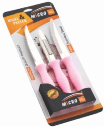 Stainless Steel Pink Knife Set