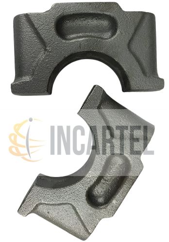 Cast Iron Main Bearing Cap, Color : Black for Machinery