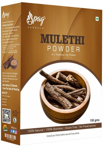 Mulethi Herbal Powder, Color : Brown