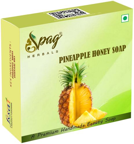 Organic Ingredients Pineapple Honey Handmade Soap 100gms