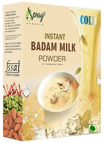 Spag Herbals Instant Cold Badam Milk Drink Saffron Mix