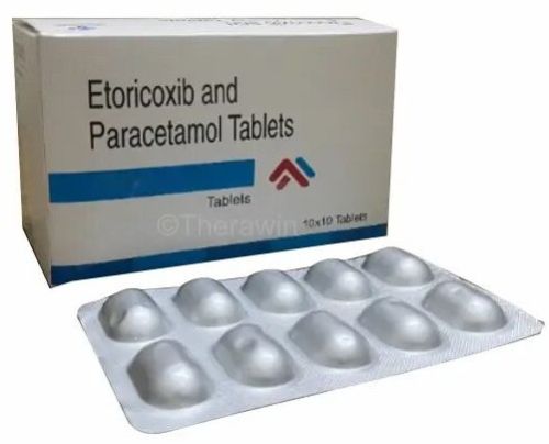 Etoricoxib + Paracetamol Tablet, Color : White