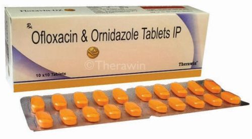 Ofloxacin Ornidazole Tablets, Packaging Size : 10X10 Pack