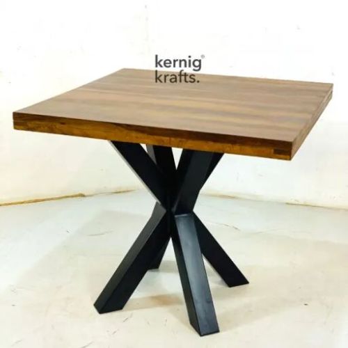 Cafe Dining Table WITH Single X Base