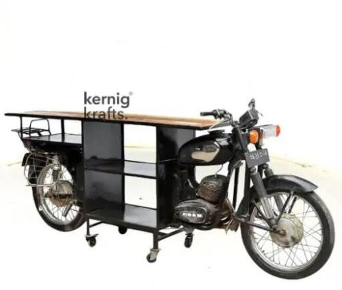 Metal Rajdoot Motorcycle Unique Serving Counter, Weight : 51 Kg