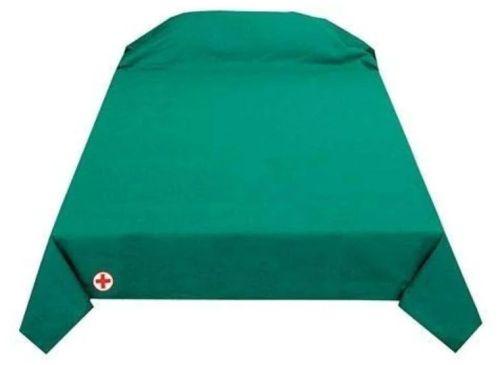 Hospital Bedsheets With Pillow Covers, Color : Green