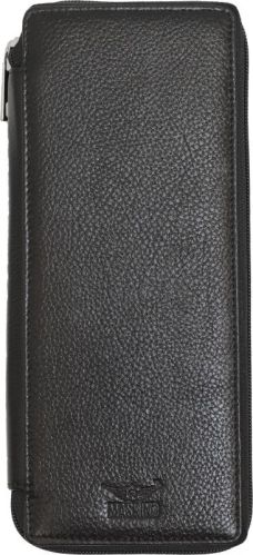 Blackish Genuine Ndm Leather Bank Locker Key Pouch