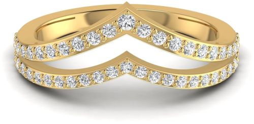 0.60CT Gleaming Classic Real Diamond Ring Daily Wear, Party Wear