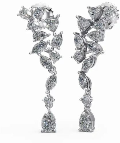 Women Nature’s Symphony Marquise Drop Earrings