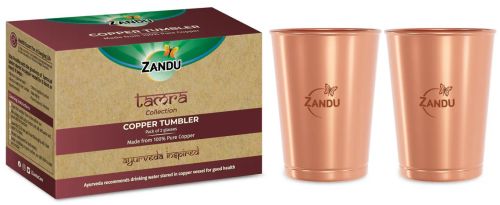 Pure Copper Tumbler for Immunity & Healthy Liver Function