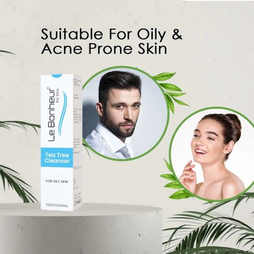 Le Bonheur Tea Tree Cleanser 300ml, Packaging Type : Bottle