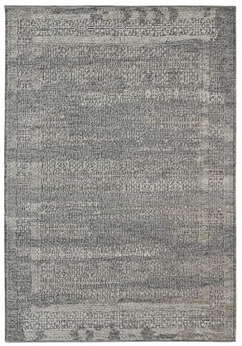 Designer Light Grey Woolen Hand Knotted Rug, Shape : Rectangular