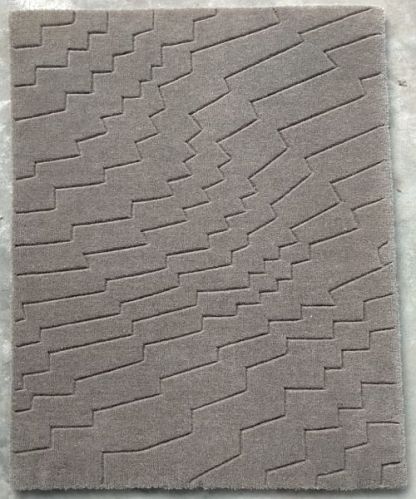 MEH-PP-2201 Grey New Zealand Wool Cotton Floor Carpet