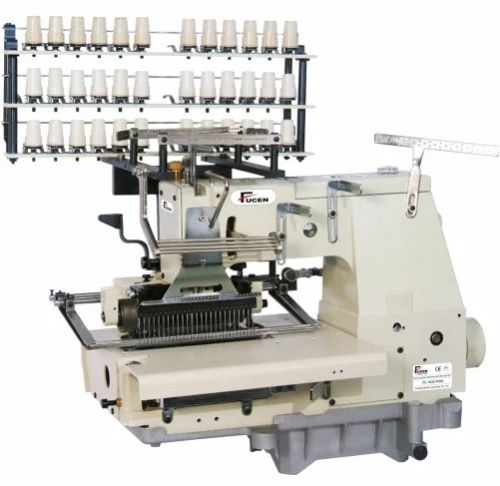 FC-1025-PSM 17 Needle Flatbed Single Chain Stitch Machine For Smocking