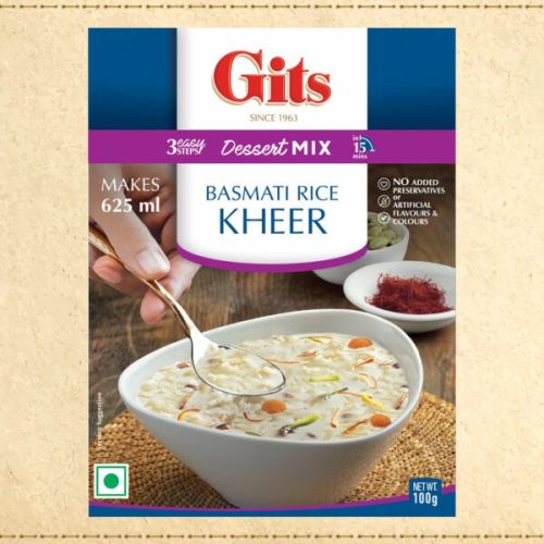 Basmati Rice Kheer Instant Mix, Packaging Type : Packet For Dessert