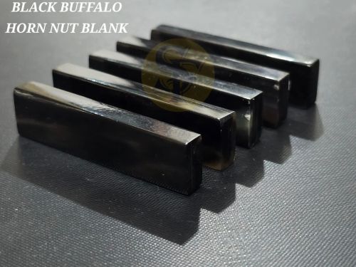 S.f International Black Buffalo Horn Nut Blank 55x10x6mm