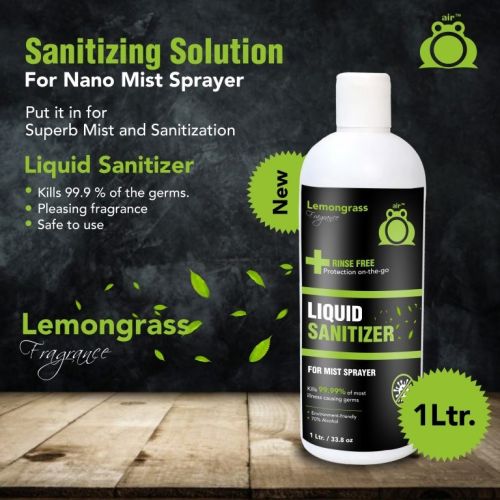 Air Frog Liquid Sanitizer 1 Liter – Lemongrass